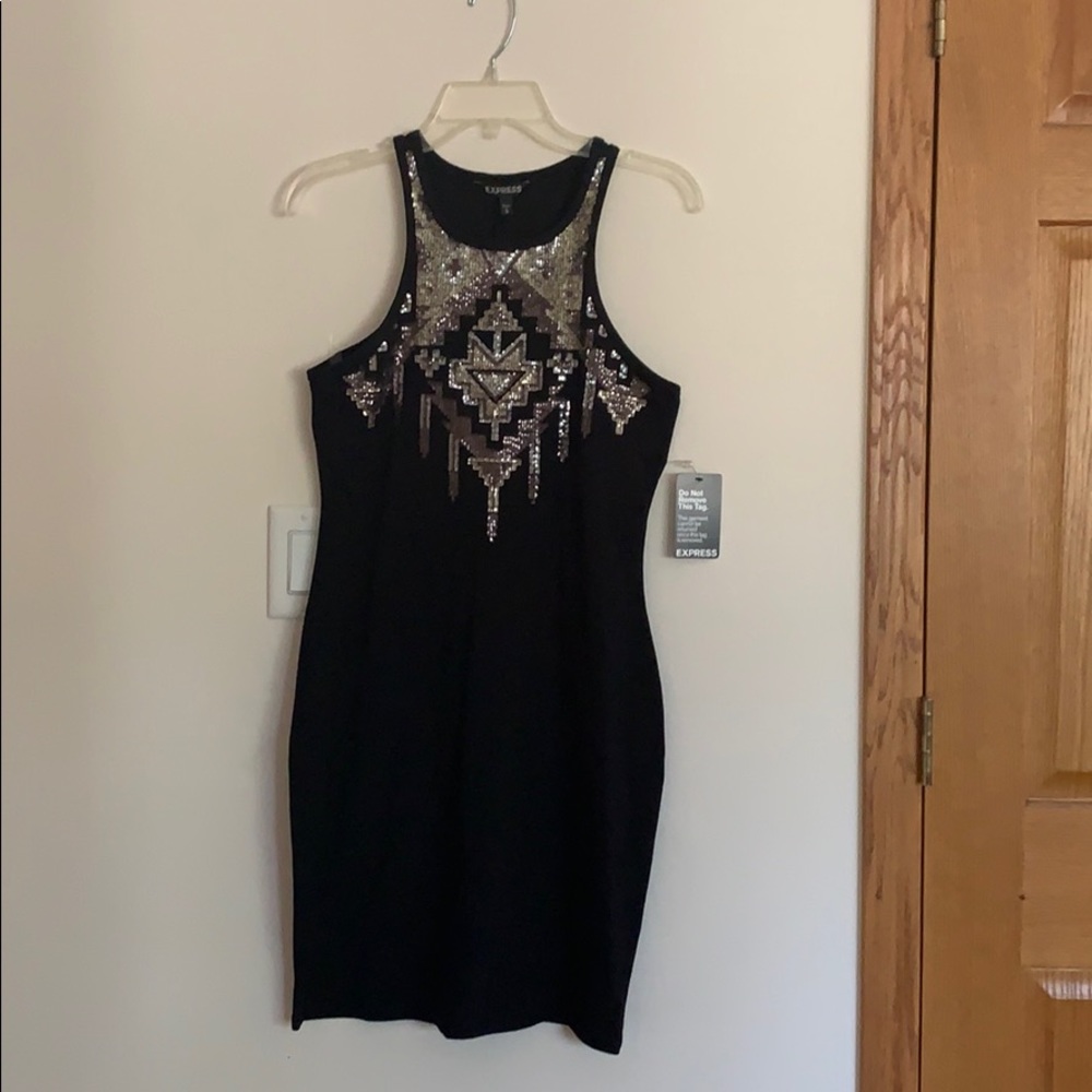 Express Body Hugger Dress NWT